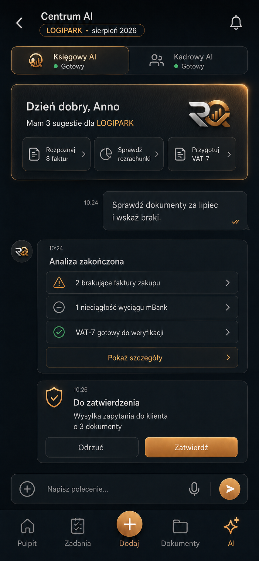 Mobilny Księgowy AI